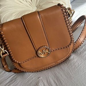 Leather Michael Kors side bag